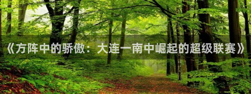  《方阵中的骄傲：大连一南中崛起的超级联赛》