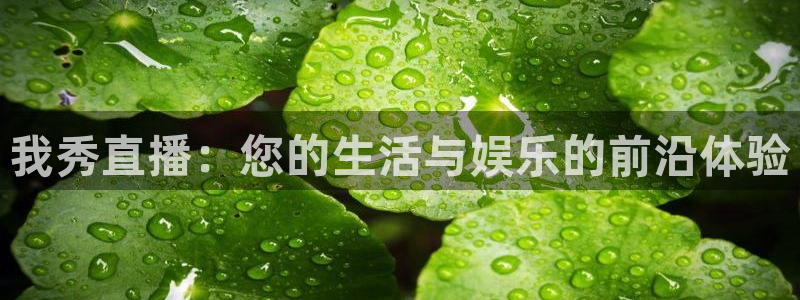 五星体育直播在线观看：我秀直播：您的生活与娱乐的前沿体验